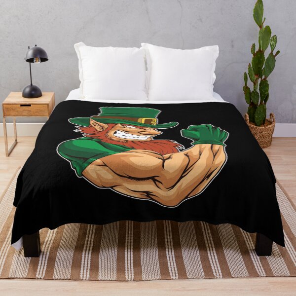 Item preview, Bodybuilder Leprechaun - Training Fitness Gym  designed and sold by anziehend.