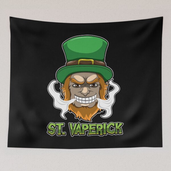 Item preview, St. Vaperick - Vaping Leprechaun - Vape Ireland designed and sold by anziehend.