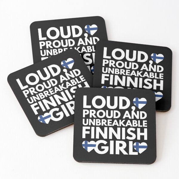 Item preview, Loud, Proud and Unbreakable Finnish Girl from Finland designed and sold by HelloFromAja.