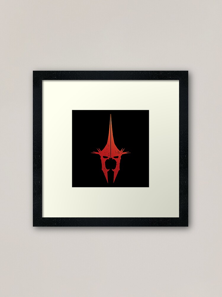 Mordor Eye of Sauron Mount Doom Dark Fantasy Wall Art Print Tolkien LOTR Decor