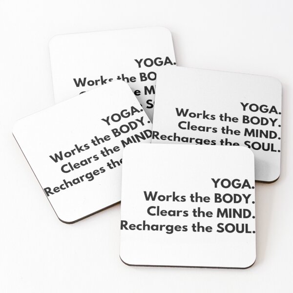 Item preview, Yoga Works The Body Texto negro designed and sold by TWMBDesigns.