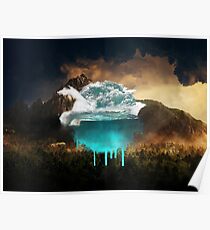 Elements collide. Poster