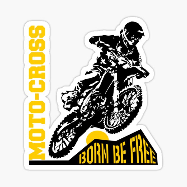 Sticker willing moto cross - Stickers déco moto sport
