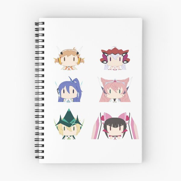 Item preview, Symphogear Set - Chibi Head Stickers designed and sold by emptymasksart.