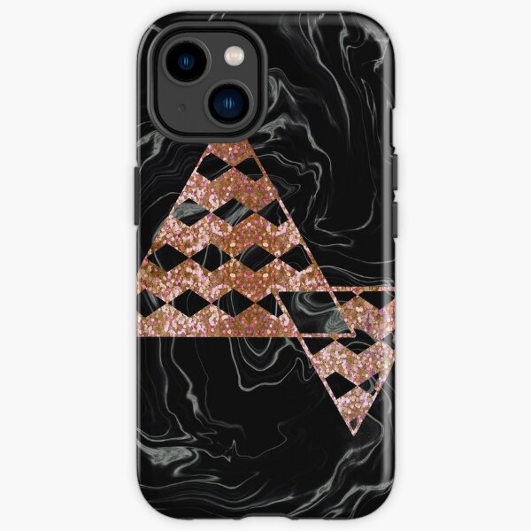 Abstraktes Gemälde – Dreieck Glamour iPhone Robuste Hülle
