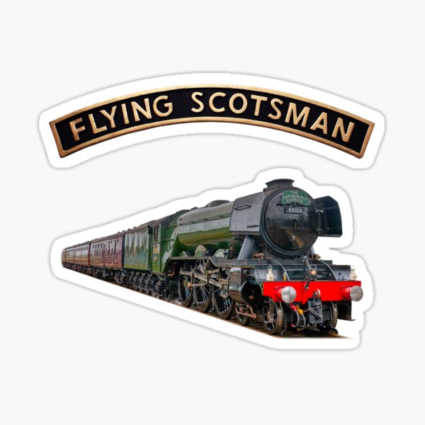 The Flying Scotsman and Nameplate Sticker