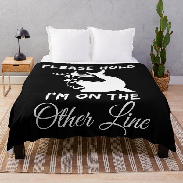 Item preview, Funny Please Hold I'm On The Other Line Fishing Lover Design designed and sold by SurgicalDesign.