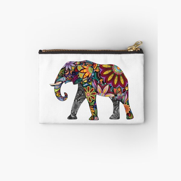 Item preview, Brightly colored elephant designed and sold by Ahimsazen.