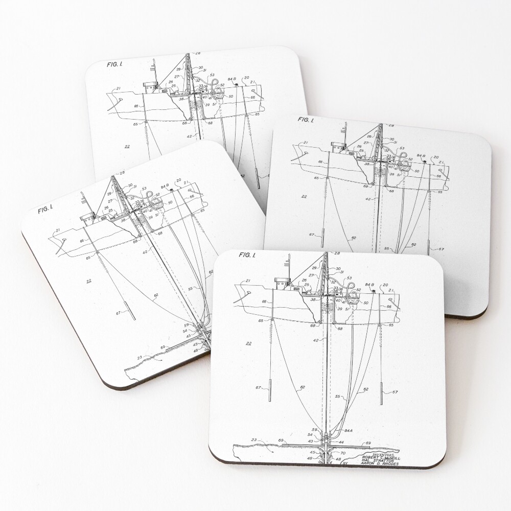 Item preview, Coasters (Set of 4) designed and sold by BookCoverSeeker.