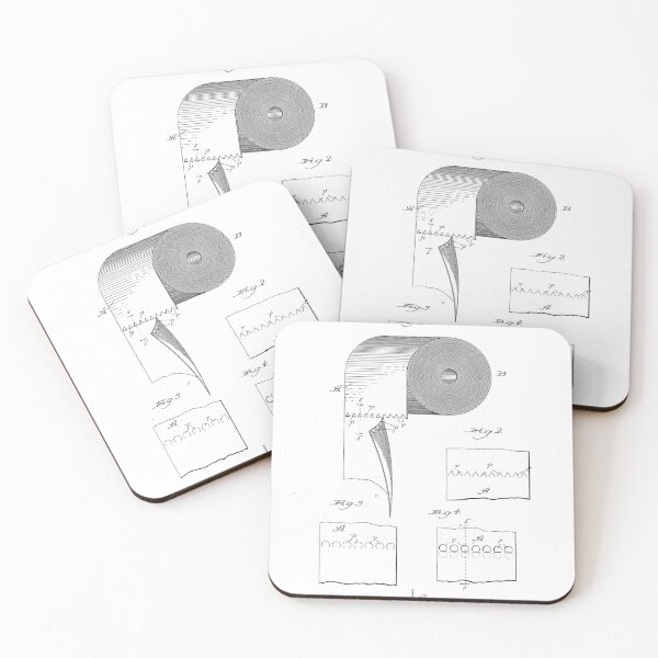 Item preview, Perforated Toilet Paper Design designed and sold by BookCoverSeeker.