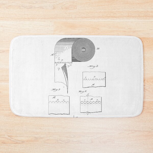 Item preview, Perforated Toilet Paper Design designed and sold by BookCoverSeeker.