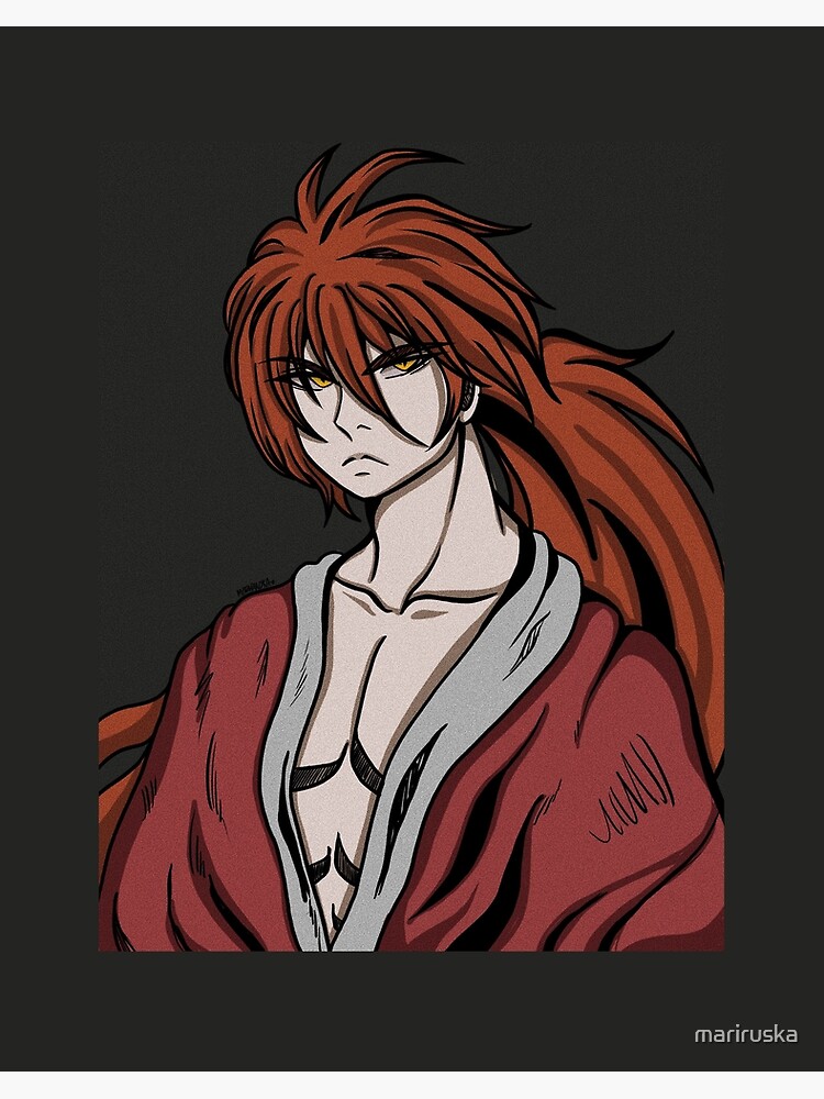 Himura Kenshin Rurouni Kenshin Printing For Wibu | Art Board Print