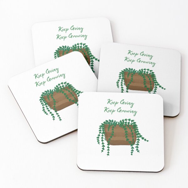Item preview,  House plant keep growing quote  designed and sold by MarcieGlyn.