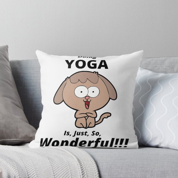 Item preview, Doing Yoga Is Just So Wonderful!!! Black Text designed and sold by TWMBDesigns.