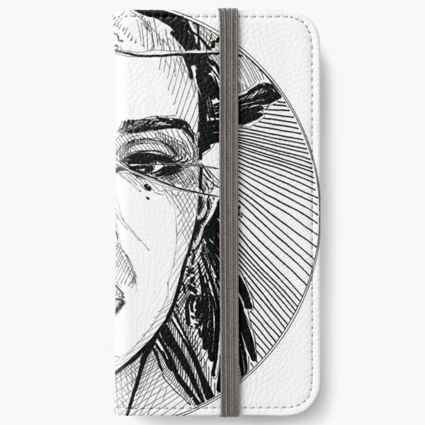 Asian woman fantasy drawing - ZANG ZI iPhone Wallet