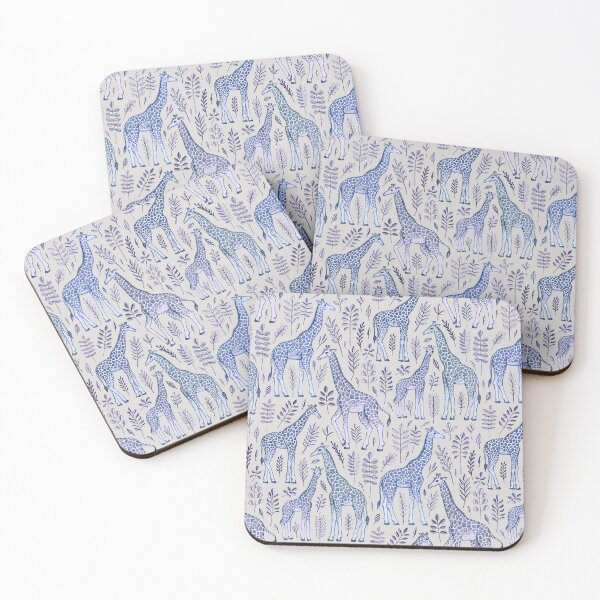 Item preview, Blue Giraffe Pattern designed and sold by micklyn.