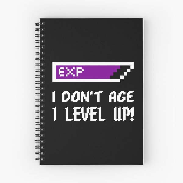 Item preview, EXPing Level Purple White designed and sold by CharlieCreator.