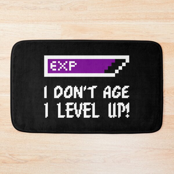 Item preview, EXPing Level Purple White designed and sold by CharlieCreator.