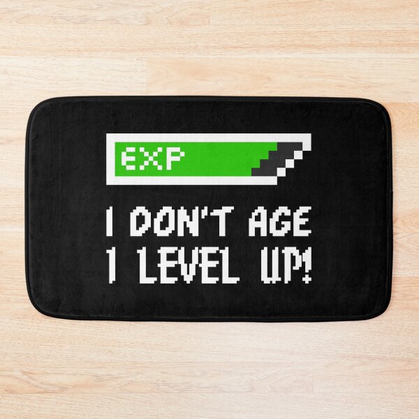 Item preview, EXPing Level Green White designed and sold by CharlieCreator.