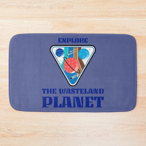 Item preview, EXPLORE THE WASTELAND PLANET BLUE designed and sold by CharlieCreator.