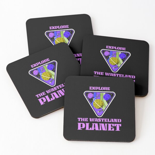 Item preview, EXPLORE THE WASTELAND PLANET PINK designed and sold by CharlieCreator.