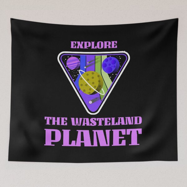 Item preview, EXPLORE THE WASTELAND PLANET PINK designed and sold by CharlieCreator.