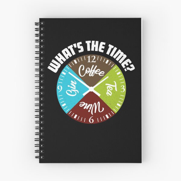 Item preview, Whats The Time for Coffee Tea Wine Gin Around the Clock Gift designed and sold by peter2art.