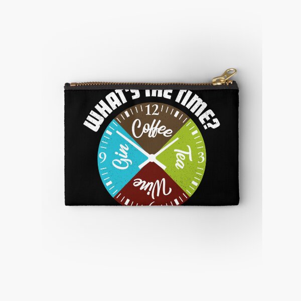 Item preview, Whats The Time for Coffee Tea Wine Gin Around the Clock Gift designed and sold by peter2art.