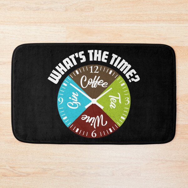 Item preview, Whats The Time for Coffee Tea Wine Gin Around the Clock Gift designed and sold by peter2art.