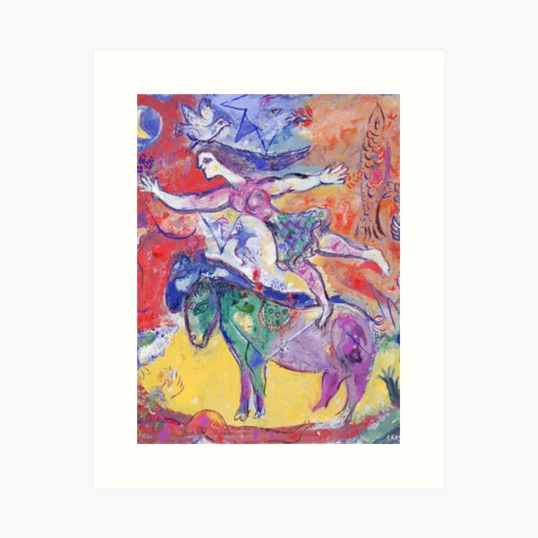 Horse scene Art Print