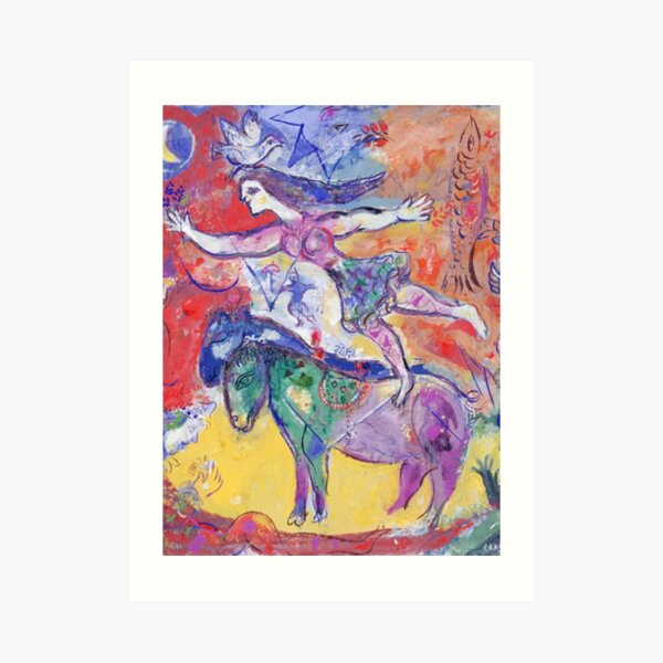 Horse scene Art Print