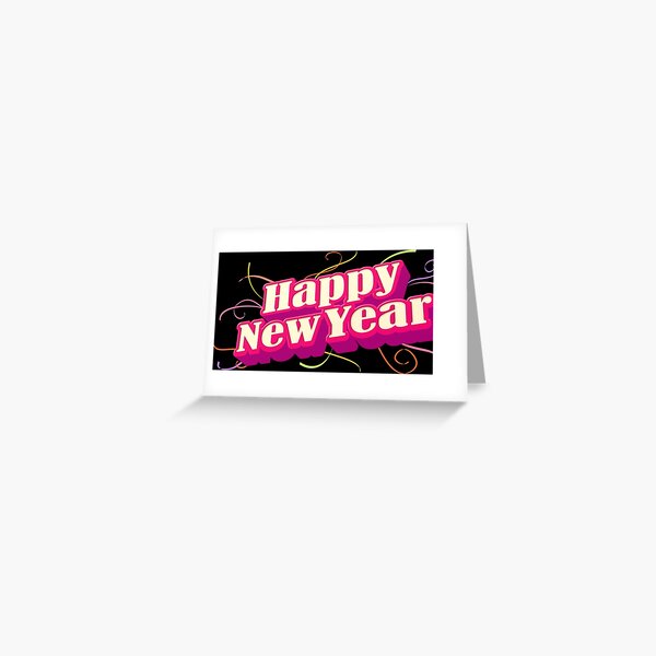 Item preview, Happy New Year! designed and sold by Wannabe Art.
