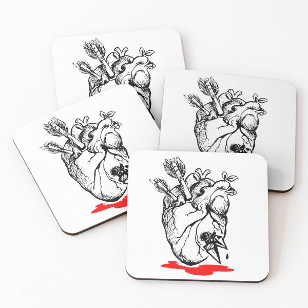 Item preview, Bleeding Heart Illustration designed and sold by RAWWR.
