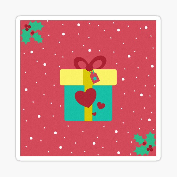 Regalo de navidad Pegatina