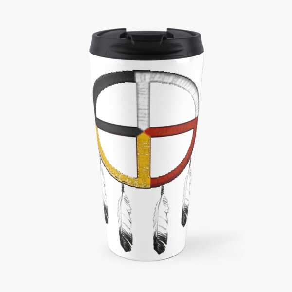 Medicine wheel or symbol of peace and unity Travel Mug