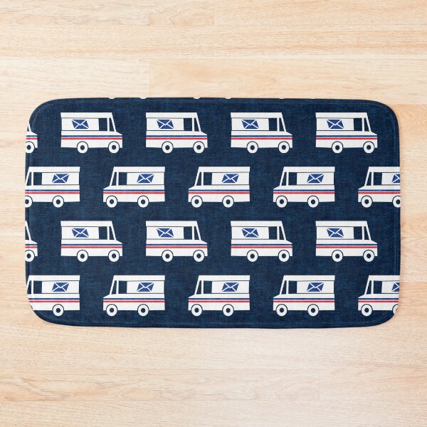 Item preview, Mail Trucks - blue designed and sold by littlearrow.