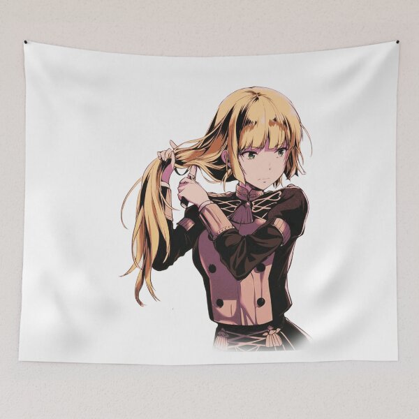 Item preview, Ingrid from Fire Emblem: Three Houses Trying to Comb her Hair - Videogame designed and sold by L. Layne.
