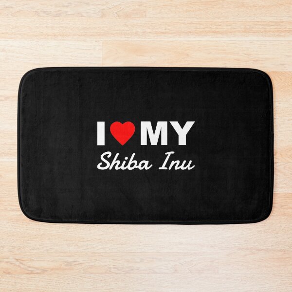 Item preview, I love my Shiba Inu, saying, white designed and sold by nijess.