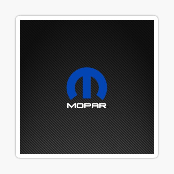 Mopar carbon background Sticker