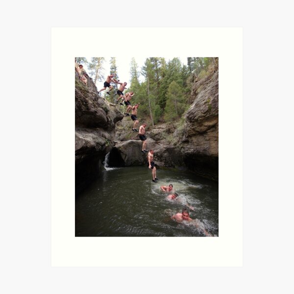 Item preview, Cliff Jumping in the Jemez designed and sold by Mitchell Tillison.