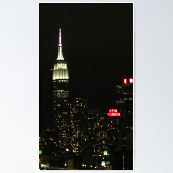 Item preview, Skyline nocturno de Nueva York designed and sold by georgebarnard.