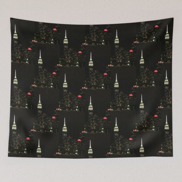 Item preview, New York Night Skyline designed and sold by georgebarnard.