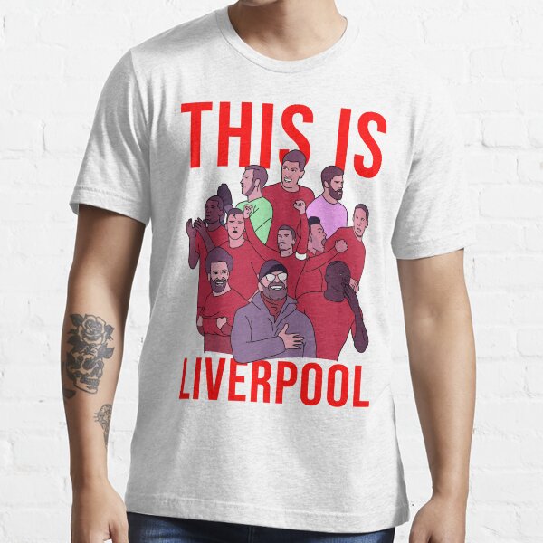 Liverpool shirt cartoon Clearance