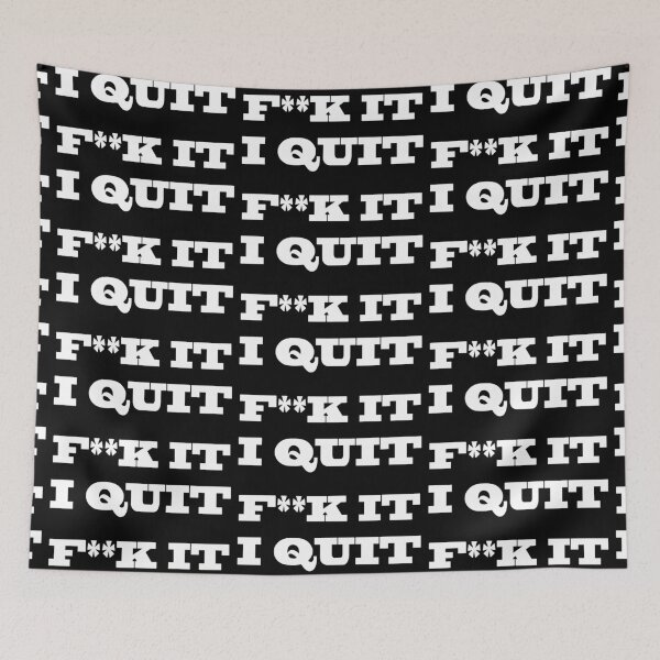 Item preview, F**k It I Quit, Newscaster Quitting TV. designed and sold by artpirate.