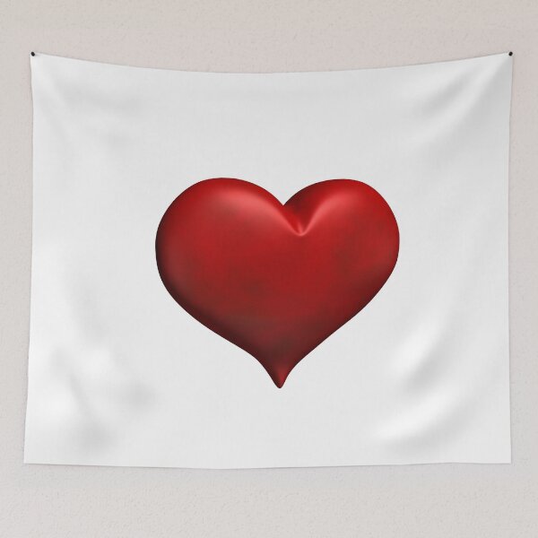 Item preview, red heart love lovers valentine designed and sold by EsoxOlivier.