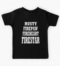 Camiseta para niños Firestar de los guerreros