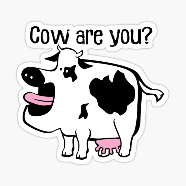 Cow are you? Pegatina