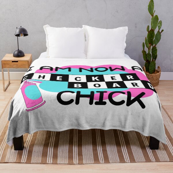 Item preview, I Am Now A Checkerboard Chick - Hairspray Quote - Penny Pingleton designed and sold by Downstage Designs.
