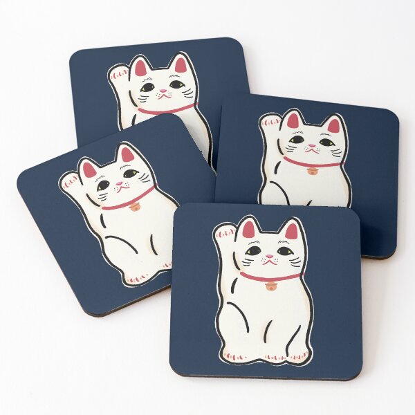 Item preview, maneki neko lucky beckoning cat designed and sold by necocoa tokyo.