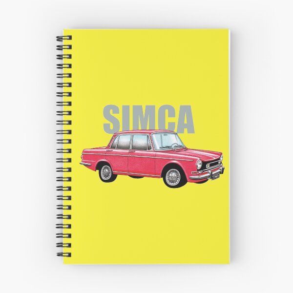 Item preview, Simca 1301 / 1501 Saloon illustration with text  designed and sold by Retroblast.